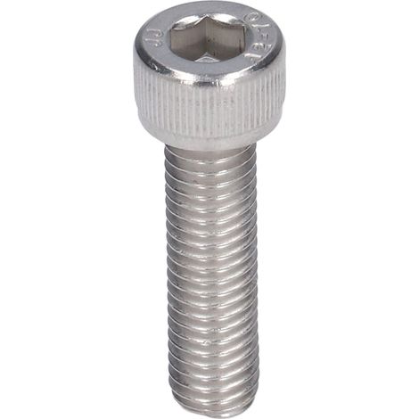 50 Vis à tête hexagonale creuse M8x35 Inox A2-70 Filetage gros DIN 912 - Lot de 50