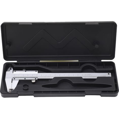 Carbon Steel Vernier Caliper Gauge High Accuracy Micrometer Hand Measuring Tool 0‑150mm (1/5)