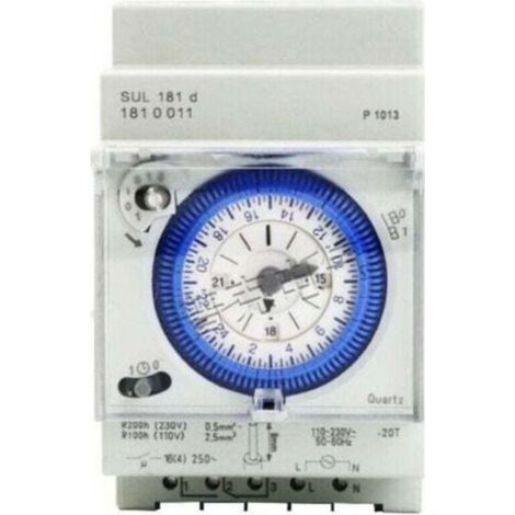 Minuterie mécanique analogique 110 V-220 V, programmable sur 24 heures, 15 minutes, relais SUL181D