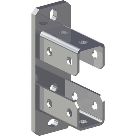 fischer Sattelflansch SF L 124 feuerverzinkt 5 Stk (1/4)