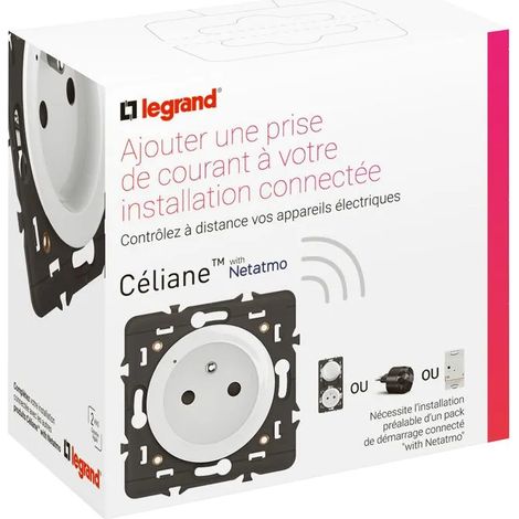 enchufe inteligente Legrand céliane with netatmo control por voz energía