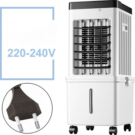 Evaporative air cooler, portable air conditioner, windowless portable air conditioner, blows cool air, suitable for rooms.