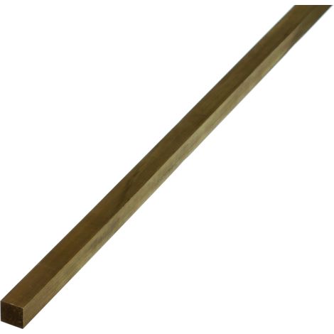 Alberts 471019 Barra quadrata, acciaio, 1000 x 6 x 6 mm