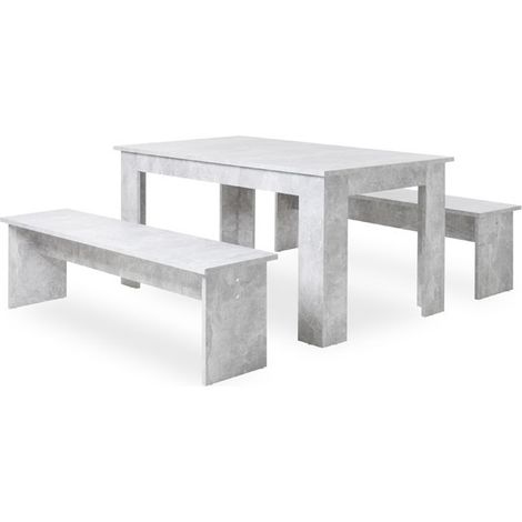 Munich Gris - Bois stratifié (1/4)