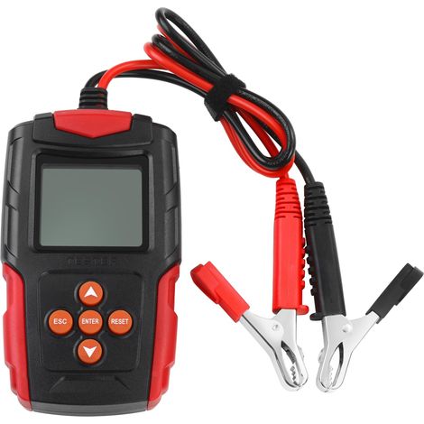 Comprobador de baterías digital con pantalla LCD 12/24V 3Ah-200Ah KD5673 (1/5)
