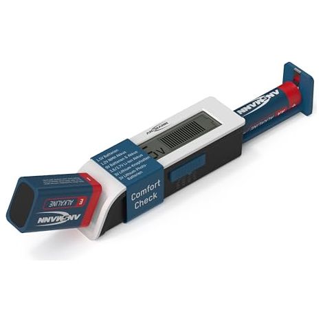 Ansmann 1900-0110 medidor de energía y batería Blanco