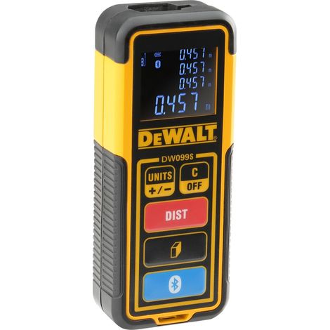 Misuratore Laser Bluetooth DeWALT DW099S (30 m) (1/2)