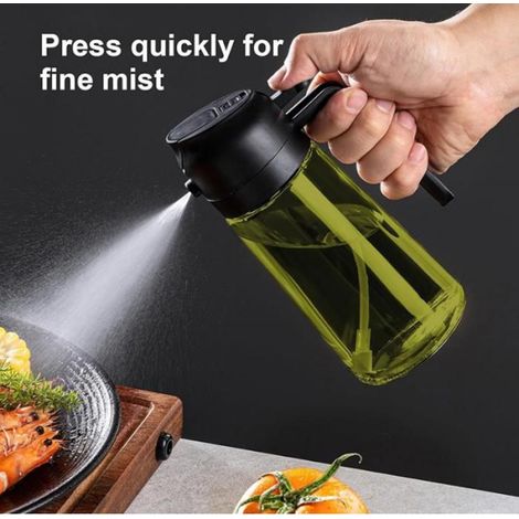 ART DE LA TABLE - ARTICLES CULINAIRES / CUISSON DES ALIMENTS / GRILL Pulvérisateur Huile Cuisine 470ml 2-en-1 Spray Huile Cuisine (1/4)