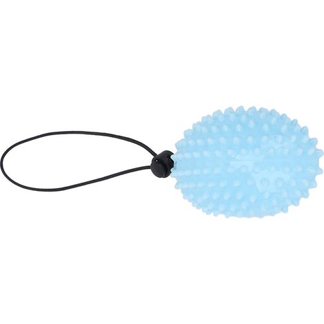 Boule anti-stress creuse pour poignet, renforcement de la préhension, soulagement des crampes, rééducation de la main, bleue, souple et durable (1/5)