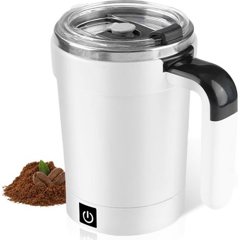 Tasse À Café Auto-Mélangeante, Acier Inoxydable 304, Tasse À Café Magnétique Rechargeable Par Usb, Pour Thé Et Café,Moderne, Réutilisable, Rond (1/4)