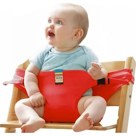 1 chaise haute pliante, pour bébé dès 3 mois, portable avec ceinture de sécurité, adaptée aux restaurants et barbecues (1/5)