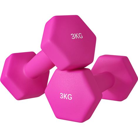 Lot de 2 supports hexagonaux anti-déraillement poignée entrée maison rose 2 x 3 kg (1/5)