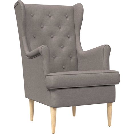 Sessel Taupe Stoff vidaXL