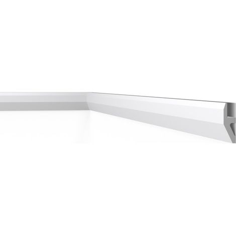 CL13 DECOFLAIR Profilé pour éclairage Polystyrène HD 55 x 18 x 2000 - 1 pièce (1/5)