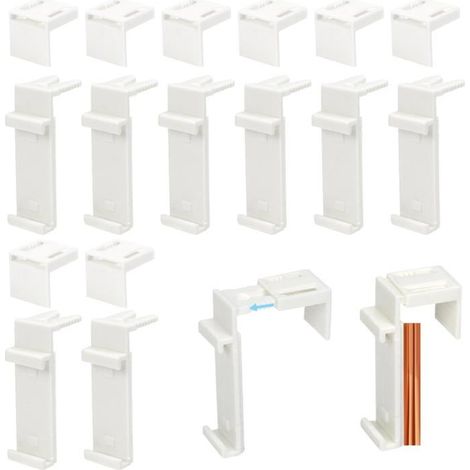 8 Pcs Supports De Serrage Pour Store Enrouleur,Store Enrouleur Sans Percage Accessoires De Rechange Pour Fenêtre En Bois,Bat[CA112] (1/5)