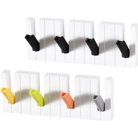 2 practical self-adhesive wall organizers for kitchen and bathroom storage. (1/4)
