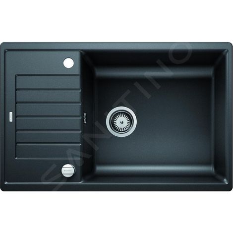 Blanco Zia XL 6 - Évier en silgranit, 780x500 mm, avec commande de vidage, noir 526018 (1/3)
