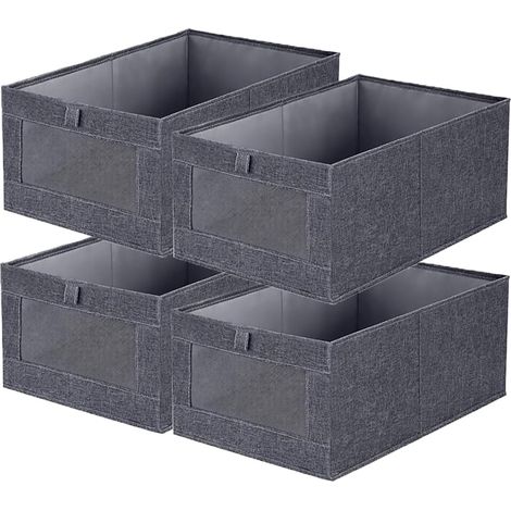 Organisateur de Tiroir 4PCS avec Fenêtre Transparente 41x28x17 cm (1/5)