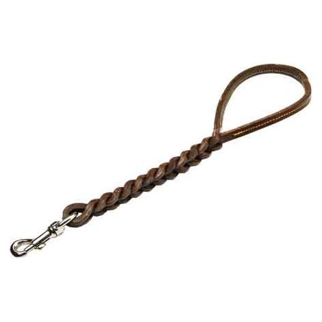 Laisse double tressée pour chien 450 mm