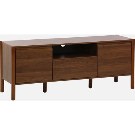 Mobile TV decorazione legno 2 ante 1 cassetto 140cm