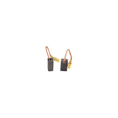 Juego de 2 carbones adaptables para Rupes. Dimensiones: 6 x 8 x 13 mm.