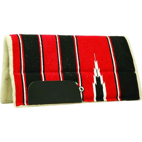 Moutarde Rn1-Ltd - Assise western rembourrée en tissu navajo et pure laine avec inserts en néoprène