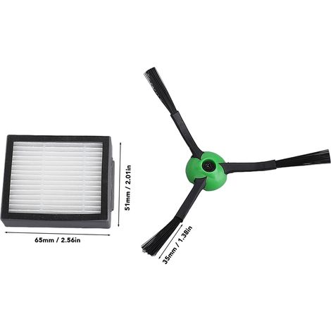 Ortviai Pièces détachées pour robot aspirateur Roomba J7 – 11 pièces (brosses latérales, filtres, roue, visseuse) (1/4)