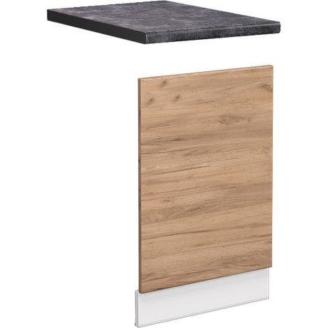 Panel frontal Fame-Line, Roble dorado, 45 cm , ET Antracita, Vicco