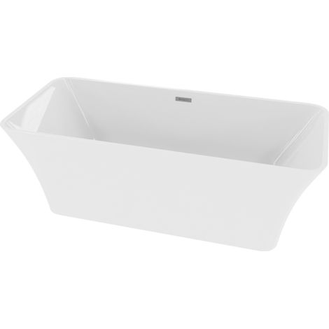 LAVITA Rilassa 1700 baignoire îlot 170x75x58 cm acrylique Baignoires rectangulaires  Moderne   275 L  Revêtement antibactérien  Blanc brillant