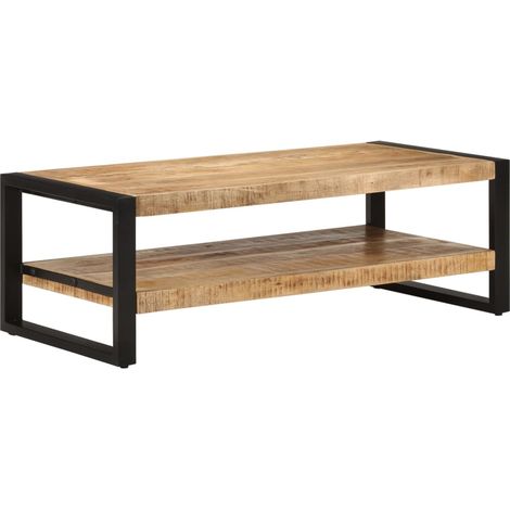 Couchtisch 120x55x40 cm Massivholz Mango