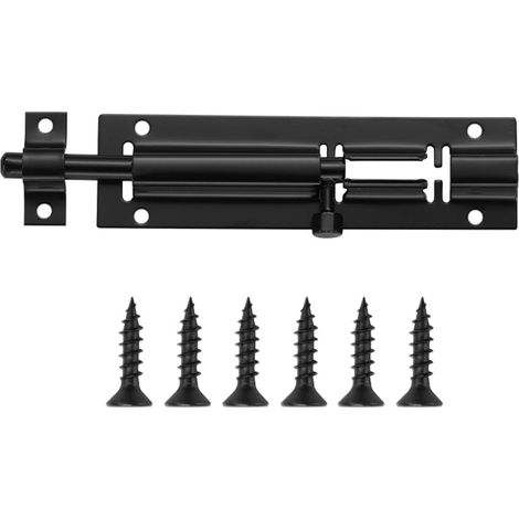 Verrou Porte (2 Pièces) – Loquet Porte, Adaptables aux Portes de Maison (Chambre, Entrée) et aux Portes Coulissantes de Rangement (1/5)