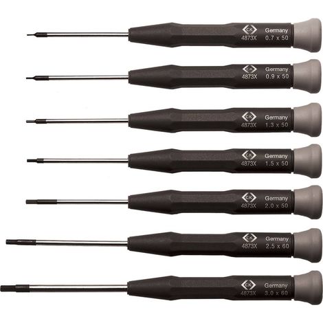 C.K T4874X Jeu de 7 tournevis six pans (1/2)
