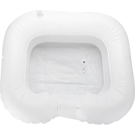 Bassin de shampooing lavabos gonflables portatifs de PVC de cheveux avec la valve à air avancée pour le repos de lit à long