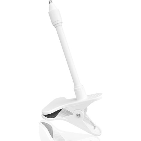 Support pour caméra bébé, support pour babyphone, support universel pour moniteur, clip flexible, support pour caméra avec vis 1, lit bébé, blanc (1/4)
