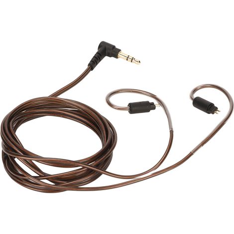 Câble de remplacement avec microphone pour casques AS06, AS10, ZST, ZS3, ZS4, ZS5, ZS6 - Connecteur 2 broches 0,78mm (1/5)