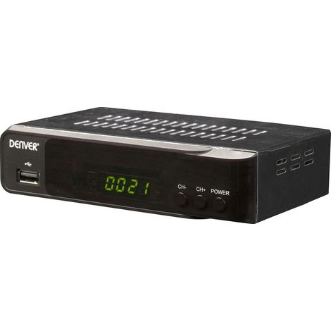 [GEBRAUCHT] B-Ware Denver Dvbs 206 Hd Hd Sat Receiver Front Usb Empfang Tv Multimedia Fernbedien155