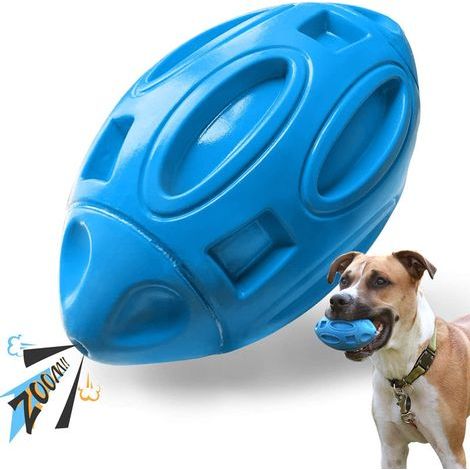 Jouet Blue Dog pour chiens à mâchoires agressives : balle à mâcher (1/4)