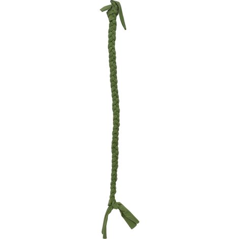 Protecteur de Queue de Cheval Tressé en Polyester Anti-Moustiques - Accessoire de Protection Élégant pour Équidés Vert (1/5)
