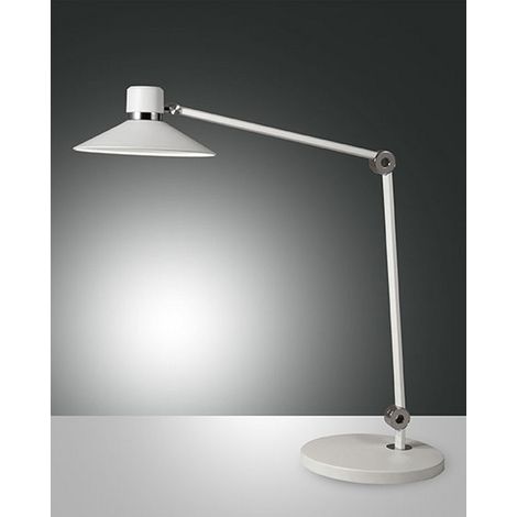 PANAREA LAMPADA DA TAVOLO BIANCA A LED CCT 3000K - 4000K - 5000K - 6000K- 10W - 1020 lm DIMMERABILE AL TOCCO (1/2)