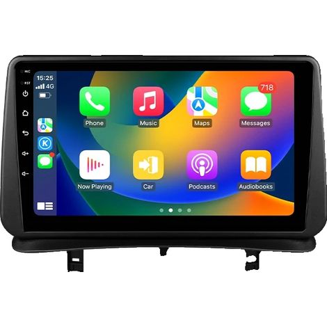 Radio de voiture, taille de l'écran, compatibilité avec les smartphones, compatible avec Renault Clio 3 2005 - 2014 Snapdragon 6115 RDS DSP 4G Auto, P3CP (4Cœurs 2G 64G) (1/2)