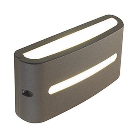 Applique Da Esterno Moderna Post Alluminio E Termoplastica Caffè Led 10W 3000K (1/4)