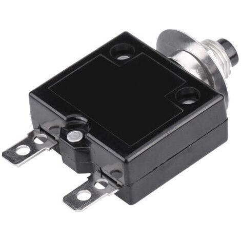 Thermal circuit breaker 15A Overload protection Voltage DC 50V, AC 125-250V Manual reset Durable plastic (1/5)