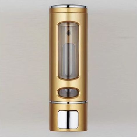 Distributeur de savon mural 400 ml – ABS résistant à la corrosion – Délivrance 1 ml par pression – Installation sans perçage (1/3)