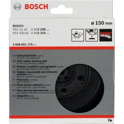 Plato Goma PEX 115 semiduro  BOSCH 2608601179