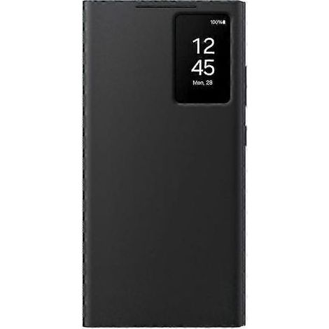 Smart View Wallet Case für Galaxy S24 Ultra, Schwarz