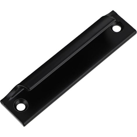 Poignée de porte de balcon extérieure en aluminium avec vis en acier inoxydable - Poignée de porte-fenêtre - Poignée de porte extérieure noire (1/5)