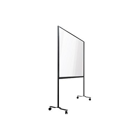 Trennwand mobil aus Plexiglas mit Alurahmen HxBxT 1990 x (1/5)