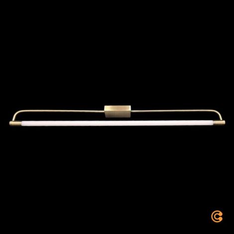[NEUWERTIG] B-Ware FABAS LUCE Wandleuchte Rapallo LED Wandlampe Messing warmweiß IP44 80cm (1/2)