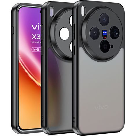 Funda para Vivo X300, Fusion Hybrid, negro mate