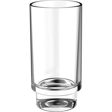Verre de rinçage buccal en cristal clair